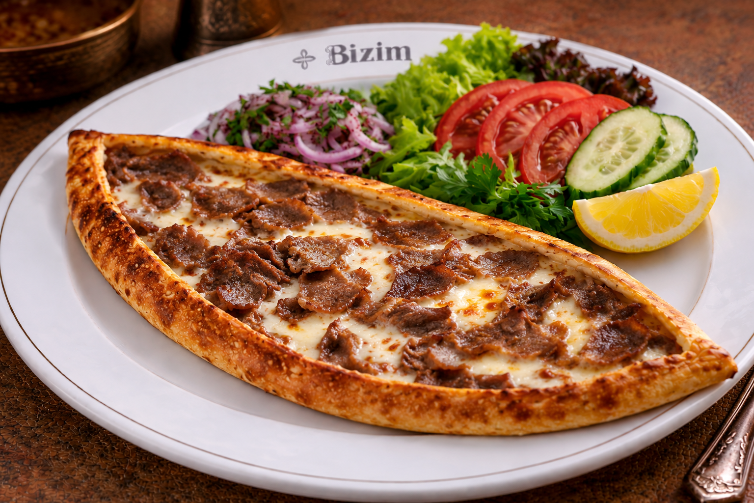 BİZİM SPESİYAL (ET DÖNER KAŞARLI KAPALI PİDE)